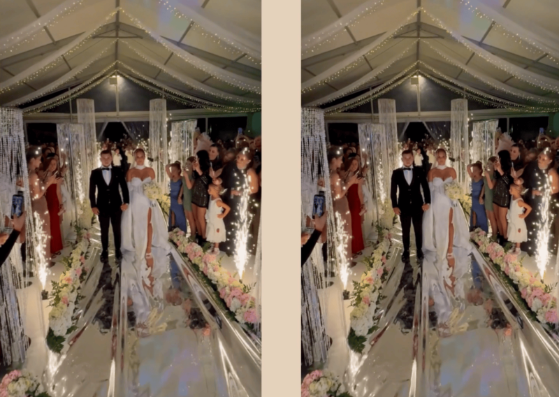 étincelles froides feux d'artifices pour mariage gitan à fréjus