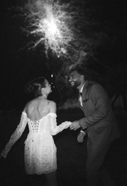 feux d'artifices pour mariage au château de Roquefeuille à très près de Marseille