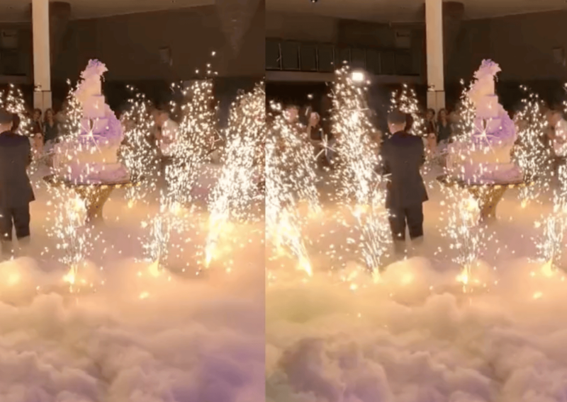 cercle étincelles pour mariage à Cannes près de Mandelieu la Napoule