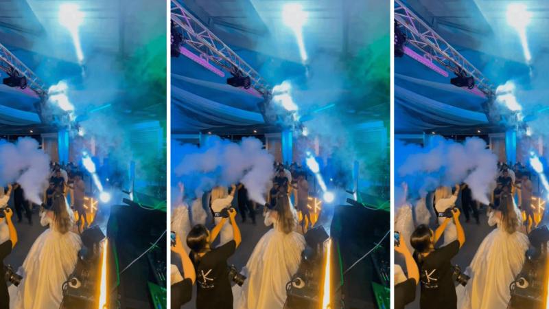 pistolet co2 pour un mariage près de Marseille