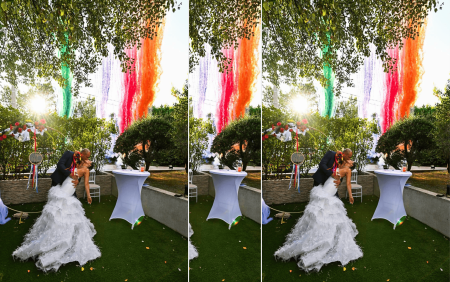 fusées de couleurs pour mariage et cérémonie sur Peypin