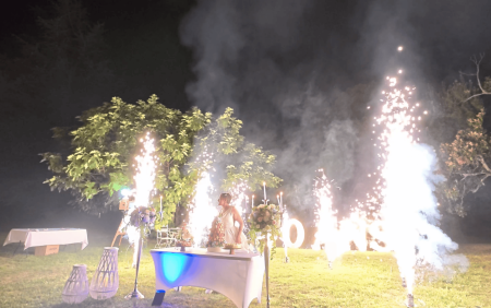 étincelles froides pour gâteau d'anniversaire au grand cros
