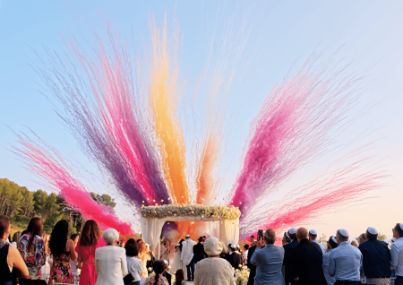 fusées de couleur pour mariage sur Marseille près de Aubagne