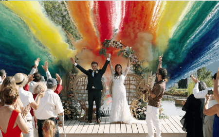 fumigènes de couleurs pour mariage à Gap près de Sisteron