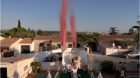 Notre zone d'activité pour ce service Effet spécial laser pour ouverture de bal mariage avec animation élégante personnalisée sécurité totale et rendu visuel précis impressionnant