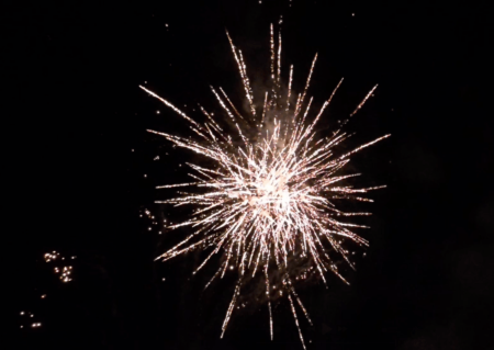 feux d'artifices pour mariage au château de Roquefeuille 