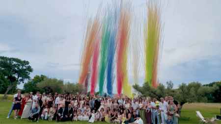 fusées de couleurs pour mariage près de Marseille